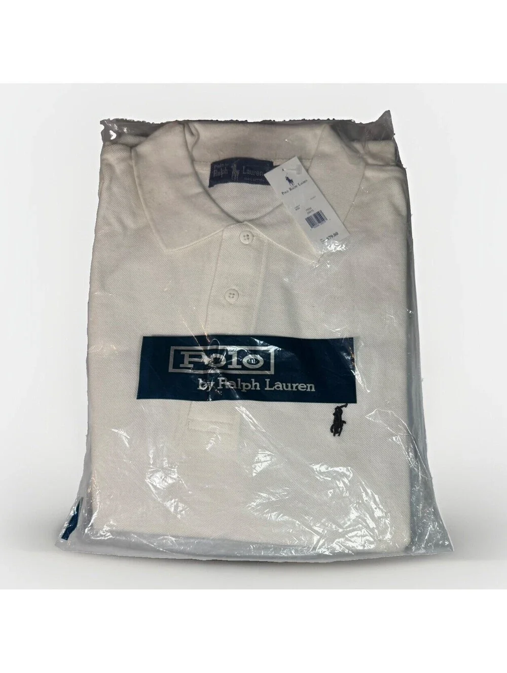 NWT Vintage Polo Ralph Lauren Shirt Mens Extra Large White Preppy